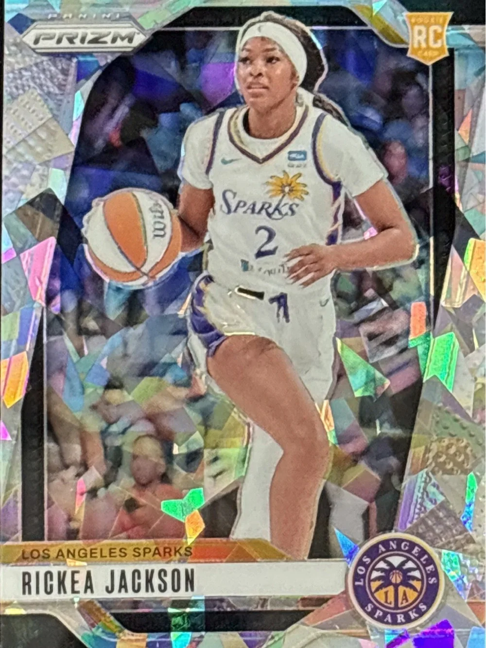 Panini Prizm Rickea Jackson Los Angeles Sparks RC Trading Card